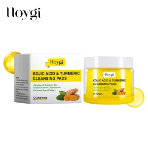 4PCS Turmeric Cleansing Skincare Exfoliating Pads, Gentle Formula