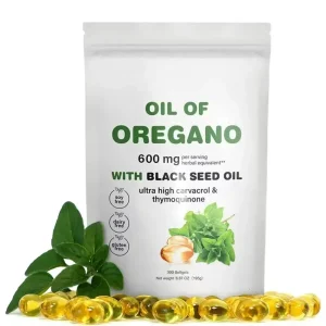 300 Capsules Oil Of Oregano with Black Seed Oil