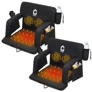 Heated Stadium Seats with Back Support