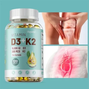 VITAMIN D3&K2 - Immune Support Supplement - 120 Capsules